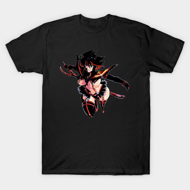 Ryuko Matoi Kill La Kill T-Shirt by ShariLambert